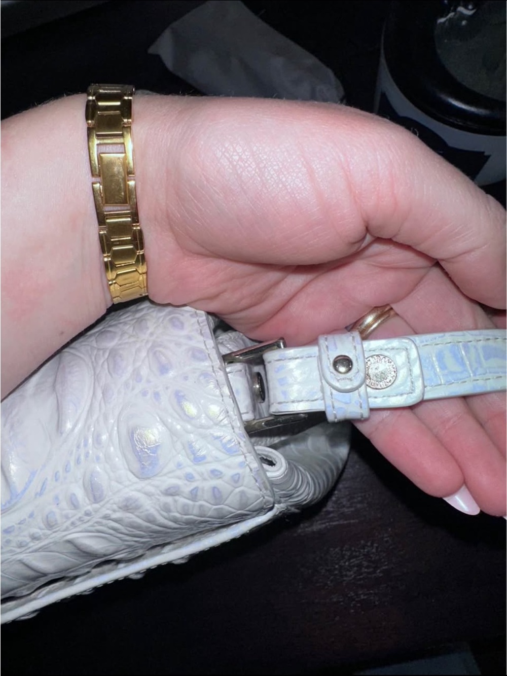 Brahmin Margo White Crossbody Bag - Picture 5 of 6